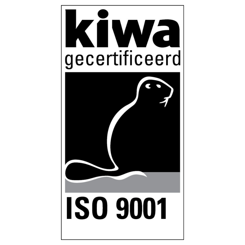 Kiwa ISO-9001 Gecertificeerd